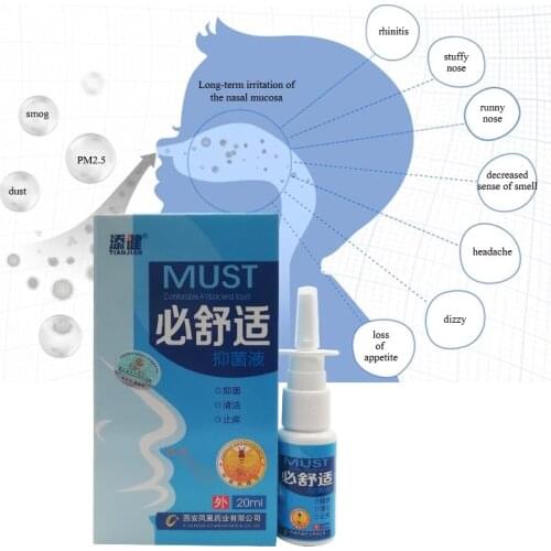20ML Propolis Extract Nasal Spray To Treat Sinusitis Nasal Congestion Itching Allergic Nose Health Care Nose Products