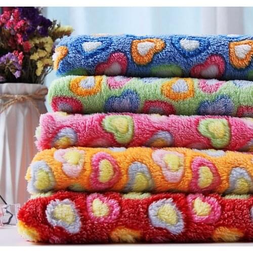 Super soft flannel soft fabric pajamas double side fleeced material plush warm fabric baby cloth DIY craft material