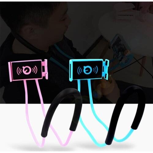 Lazy bracket neck phone stand night hanging desktop bedside car multi-function mobile phone tablet universal non-slip bracket