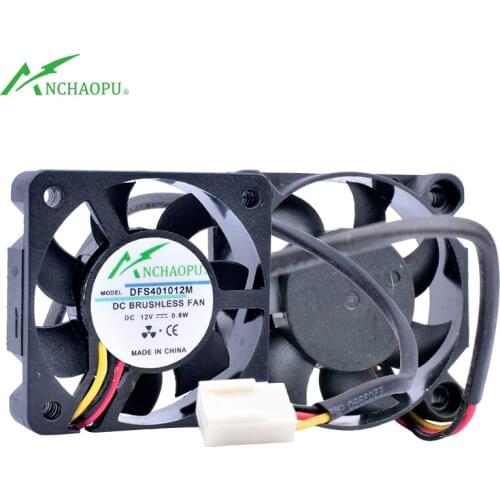 DFS401012M 40mm fan 40x40x10mm DC12V 0.8W speed detection Quiet cooling fan for the North-South Bridge CPU soft router