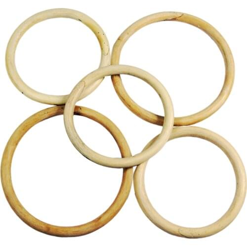 Wing Chun Kung Fu Ring Bamboo 1 Piece Kung Fu Weapon Wing Chun Kung Fu Ring Sticky Hand Strength Training Steel Rattan Ring #W