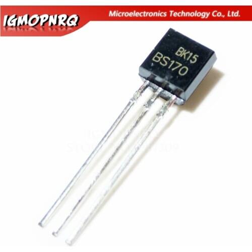 10pcs BS170 TO92 TO-92 triode transistor new original