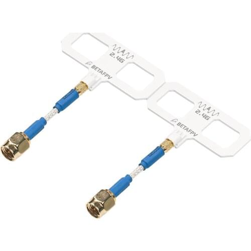 2 Pcs BETAFPV ExpressLRS ELRS 2.4GHz 868/915MHz 5.5dbi High Gain Moxon Antenna for RC Radio and TX Module Accessories Parts