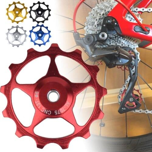 3pcs MTB Road Bike 11T/13T Guide Cycling Aluminum Alloy Rear Derailleur Wheel Pulley Outdoor Bicycle Parts Reducer