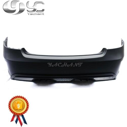 Car-Styling FRP Fiber Glass Car Bumper Rear Bar Fit For 2010-2013 MB C207 W207 E Class Coupe PD Style Rear Bumper