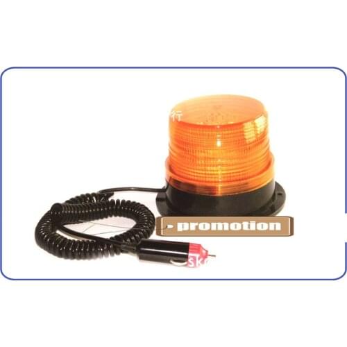 High power DC12V Car Magnetic Warning flash beacon Strobe Emergency light Amber