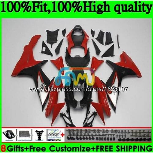 Injection For SUZUKI GSXR 600 750 GSXR750 11 Red black hot 12 13 14 15 39BS.32 K11 GSXR600 2011 2012 2013 2014 2015 2016 Fairing