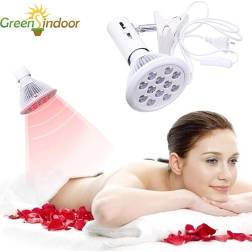 Red Light Infrared Heat Lamp Therapy 24W LED Heating Light Therapeutic Pain Relief Health Physiotherapy Body Instrument Massage
