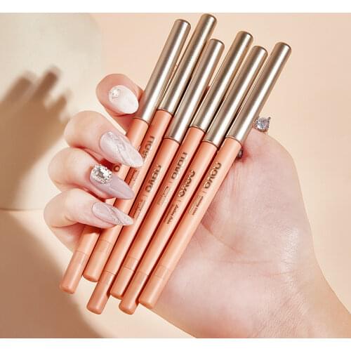 1Pcs Cosmetics Lipstick Pen Matte Waterproof Smooth Sexy Red Lip Liner Long Lasting Soft Pencil Contour Makeup Lipstick Tool