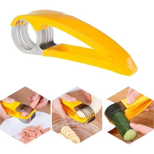 Kitchen Tool Banana Slicer Vegetable Sausage Slicer Multi Slicer Salad Ham Fruit Cutter gadgets Cooking Tool Home Accessories