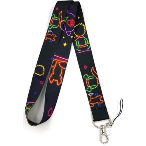 Little prince Fashion simple keychain mobile phone neck lanyard key ID card mobile phone USB key lanyard