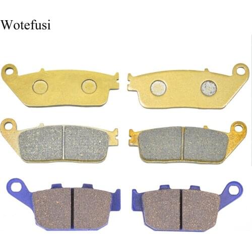 Wotefusi New Motorcycle Front Rear Back Brake Pads For Honda CB400 CBR 250RR CBR250RR [ST10]