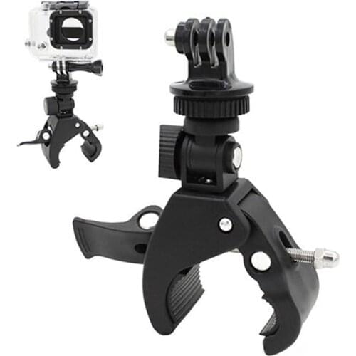 New Delicate New Reusable Handlebar Clamp Roll Bar Mount+Tripod Adapter for GoPro Hero 1 2 3 3