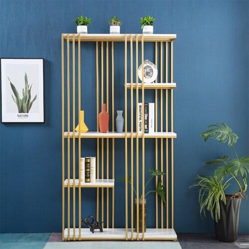 60/30/150cm Office Marble Shelving Multi-layer Bookshelf Floor-standing Shelves Display Storage Estantes Living Room Furniture