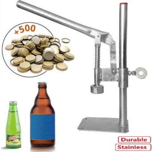 Beer Glass Bottle Capping Tool Soda Bottle Soda Cap Capping Machine Sealer Stopper Cover Leak Machine Lease Practical Beverage