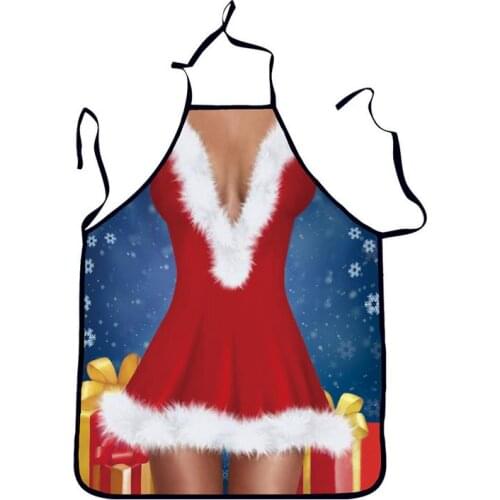 Christmas Tree Kitchen Aprons for Woman Xmas Decoration personality funny novelty creative couple party party emotional gifts
