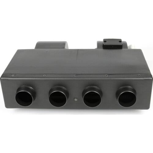 Universal 12V/24V 4 Hole A/C Air Conditioning Evaporator Air Heater for Classic Car Van Truck Street Rod Auto Air Conditioner