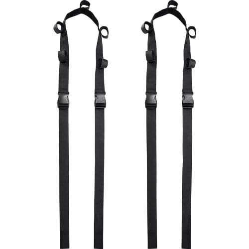 2Pcs Fishing Rod Holder Car Fishing Rod Rack Adjustable Fixing Strap Carrier Belt Nylon Band for Auto SUV Truck