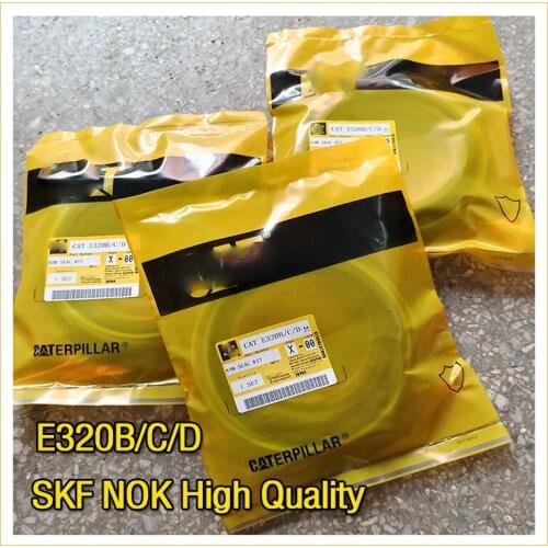 4 SETS CAT E320B E320C E320D Excavator BOOM/ARM/BUCKET Cylinder Seal Kit 247-8868 2478878 247-888 Excavator Repair Kit