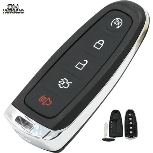 5 buttons Keyless Shell Smart Remote Key Case Fob For Ford Edge Explorer Escape Flex Focus Taurus C-MAX for Lincoln