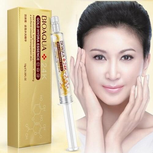 BIOAQUA 5pcs Hyaluronic Acid Liquid Skin Care Moisturizing Anti Wrinkle Anti Aging Collagen Essence Cream 10ml face care