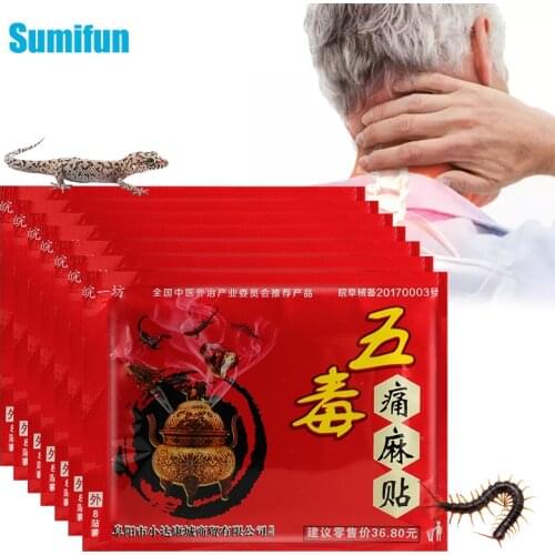 8pcs Pain Relief Plaster For Neck Back Cervical Knee Joints Muscle Arthritis Stickers Chinese Herbal Analgesic Patches C2279