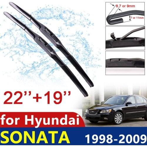 Car Wiper Blade for Hyundai Sonata EF NF 1998~2009 Car Wiper Blade Windshield Wipers Car Accessories 1999 2000 2001 2002 2003