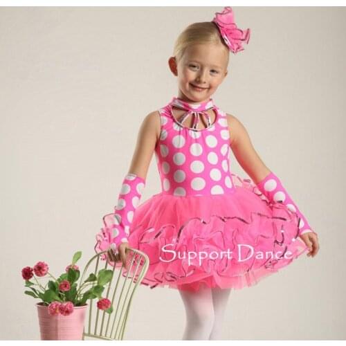 Support-Dance Dots Ballet Tutu Dress C245