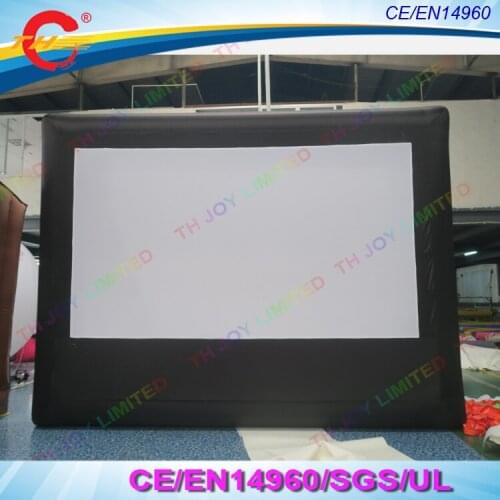 Free air shipping to door! home theater small inflatable movie screen 16:9 inflatable projection screen inflatable film screen