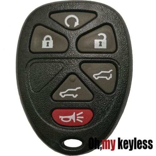 20pcs/lot Car Key Fob Keyless Entry Remote key shell for Chevy Cadillac GMC key fob case