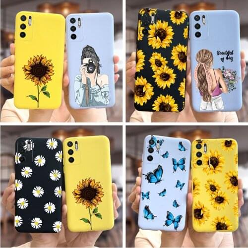 Colorful Flowers For Xiaomi Poco M3 Pro Case Soft Silicone Slim Funda Phone Cases For Xiaomi Poco M3 Pro M3Pro Back Cover Bumper