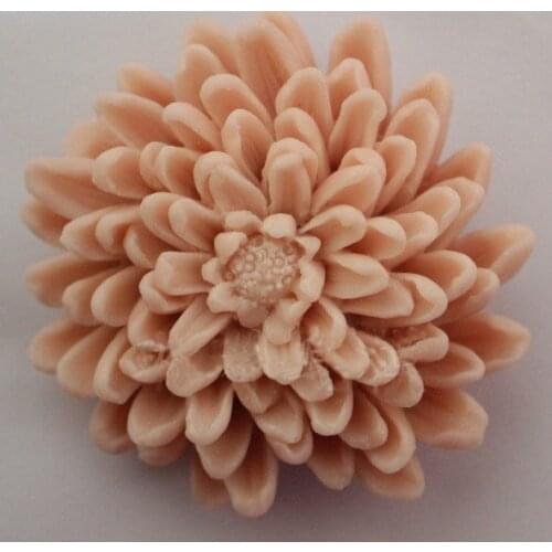 Silicone Mold Handmade Soap Mold Food Grade Molds Beautiful Chrysanthemum Shape Mould Aroma Stone Molds Silicone Rubber PRZY 001