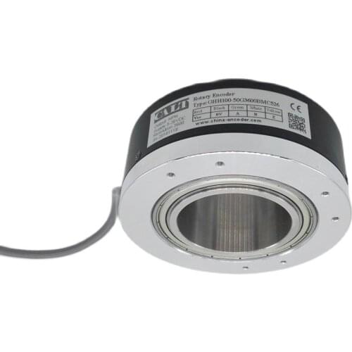 Good quality GHH100 series 50mm through hole hollow shaft encoder digital rotary encoder with CE
