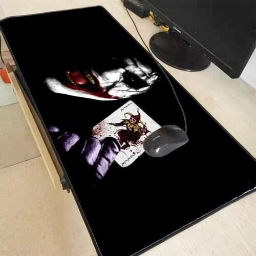 Mairuige 90X40CM Black Joker Large Gaming Waterproof Mouse Pads Locking Edge Mat Keyboard XL 900X400X3MM for CSGO DOTA Gamer