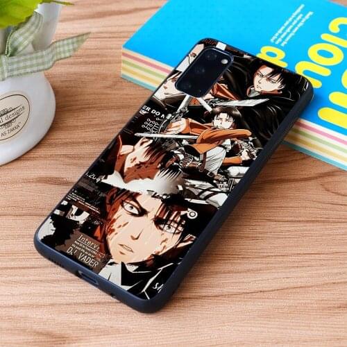 For Samsung Galaxy Levi Ackerman Soft TPU border Samsung Galaxy Case