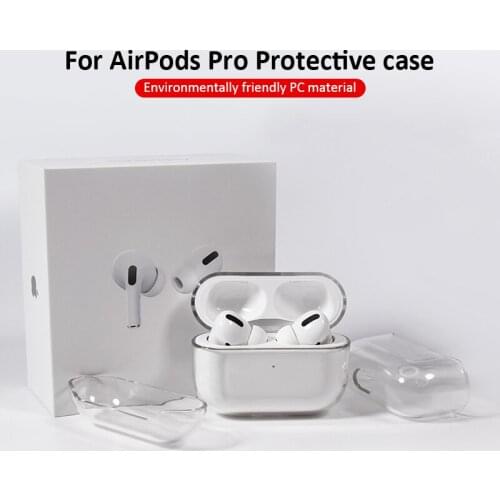 New Transparent PC Hard Shell Protective Cover For Airpods Pro Protective Cover For Apple Airpods 3 Bluetooth Headset Set