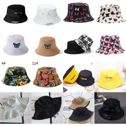 Fashion Women Bucket Hat New Candy Colors Sun Hat Outdoor Sports Travel Beach Caps Fishermen Hats Hip Hop Female Cap