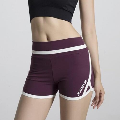 Yoga Shorts Cycling Gym Sport Shorts Women Fitness Jogger Letter Workout Shorts Running Fitness Sport High Waist Sportswear