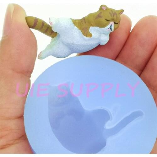 DYL973U 41.6mm x 25.2mm Silicone Mold Fondant Cake Decoration Candy Resin Clay Earrings Necklace Craft Soap Candle FOOD SAFE