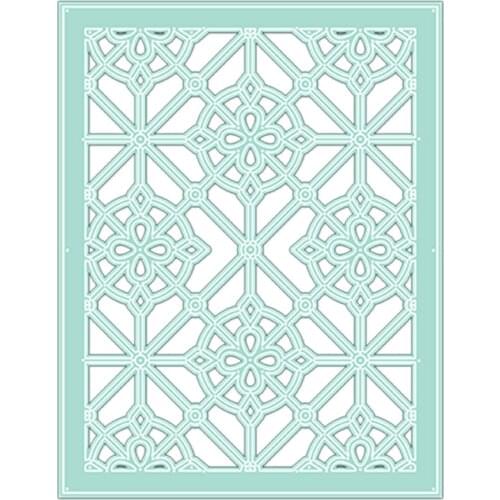 Modern Geometric A2 Coverplate Metal Cutting Dies Scrapbook Diary Decoration Embossing Template DIY Greeting Card New 2021Arrive