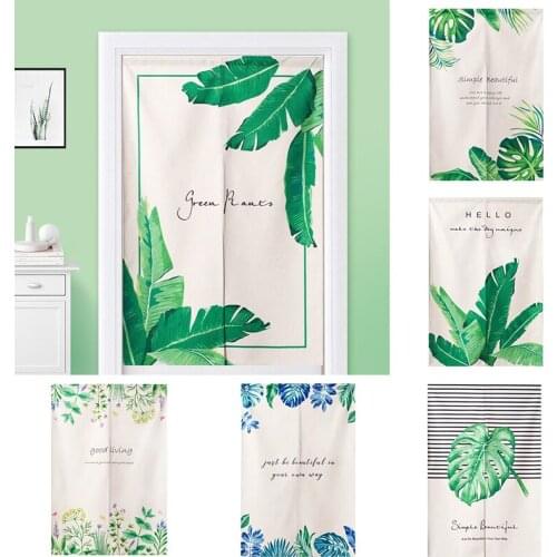 Fabric Curtain Partition Curtain Bedroom Kitchen Shelter Decorative Curtain Toilet Geomantic Door Curtain Hanging Curtain