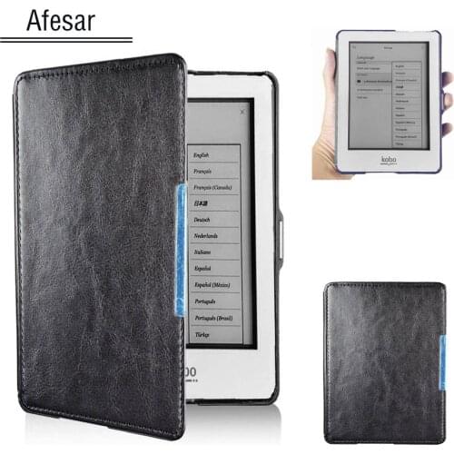 Glo flip folio Ultra slim book cover case for Kobo Glo 6" eReader ebook N613 smart case with auto sleep awake cover + stylus pen