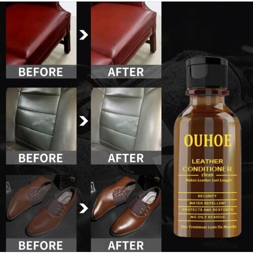 30/100ML Auto Leather&Reusable Plastic Refurbishment Paste Washable Refresh Aging Leather Surface Car Restorer Cream M8617