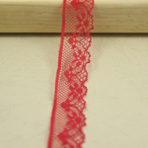 10 yards/lot 17mm width red non-Stretch Lace trim sewing/garment/clothes accesories