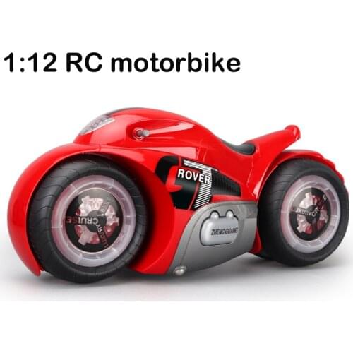2.4G Mini stunt RC Motorcycle with music Light High Speed RC Motorbike Model Toys Remote Control Drift Motor Kids Toy for Gift