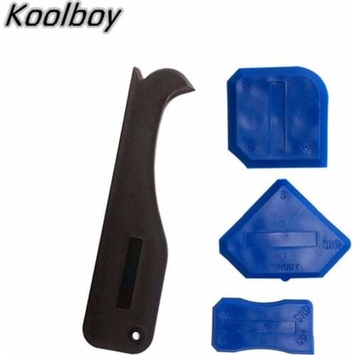 4Pcs Sealing Tool Scraper Kit Joint Sealant Silicone Caulk Remover Sealant Finishing Tool Sealant Finisher Caulking Tool Kit