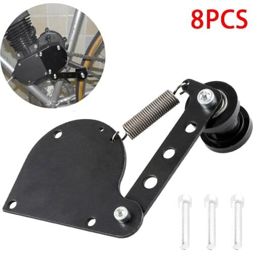 8x Chain Tensioner Black Spring Loaded Pouvoir For 49cc 66cc 80cc Engine Motorized Bike High Quality