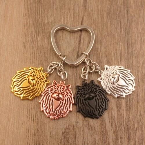 Persian Cat Animal Gold Silver Plated Keychain Gift For Bag Car Women Men Male Female Girls Boys Love Jewelry Christmas
