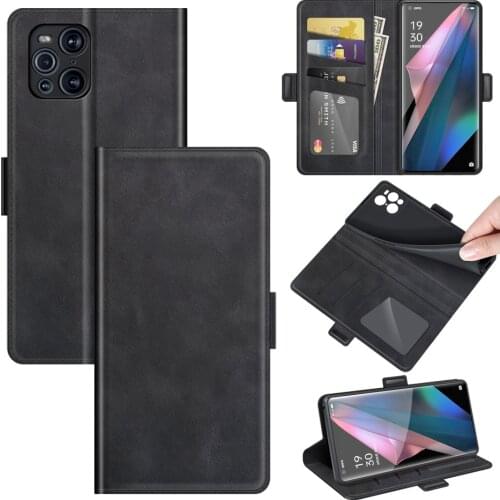 Case For OPPO Find X3 Pro Leather Wallet Flip Cover Vintage Magnet Phone Case For OPPO Find X3 Coque