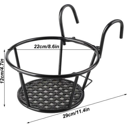 Plant Holder Flower Hanging Frame Round Detachable Indoor And Outdoor Use Pot Stand